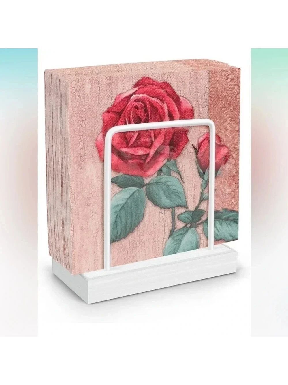 Napkin Holder, White,